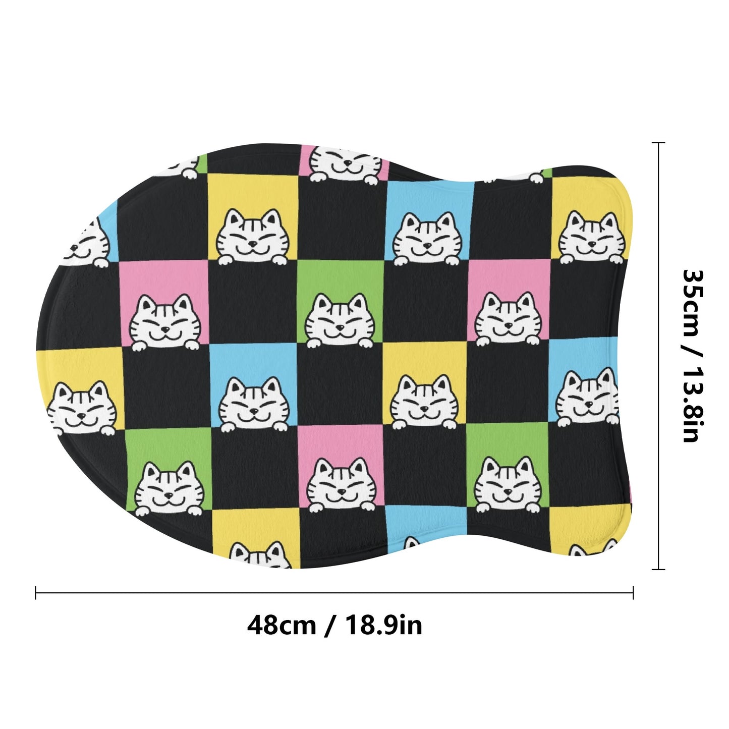 Squares– Non-Slip Cat Mat
