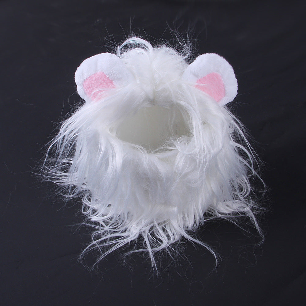 Lion Mane Cat Headdress Wig