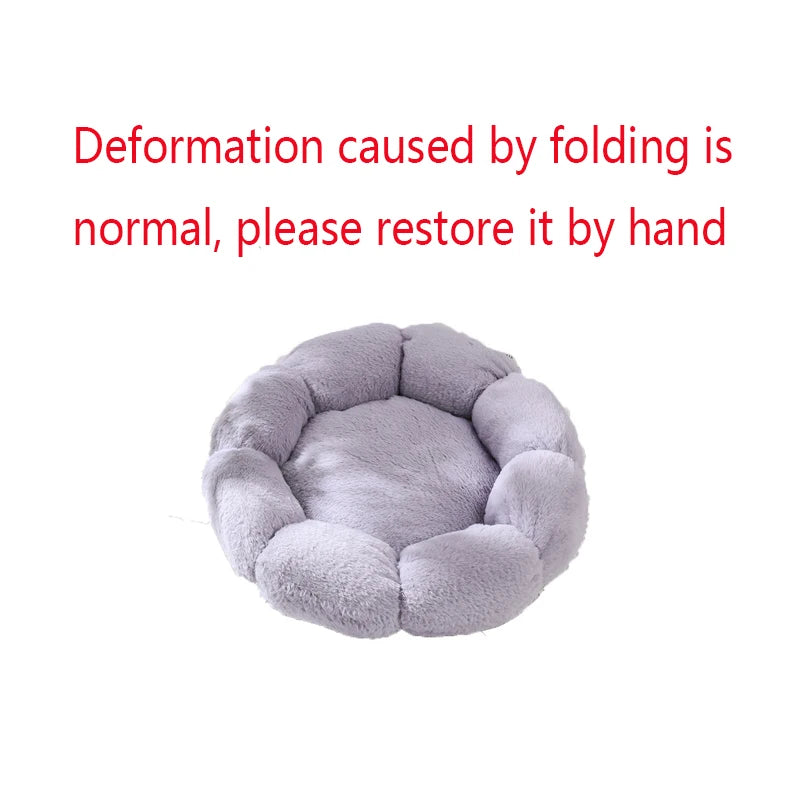 Cozy Cat Bed – Soft & Warm Plush Mat
