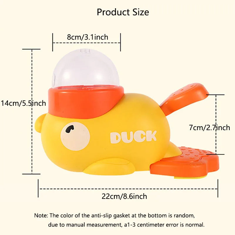 Yellow Duck Interactive Cat Treat Dispenser – Puzzle Slow Feeder Toy 🐱🦆