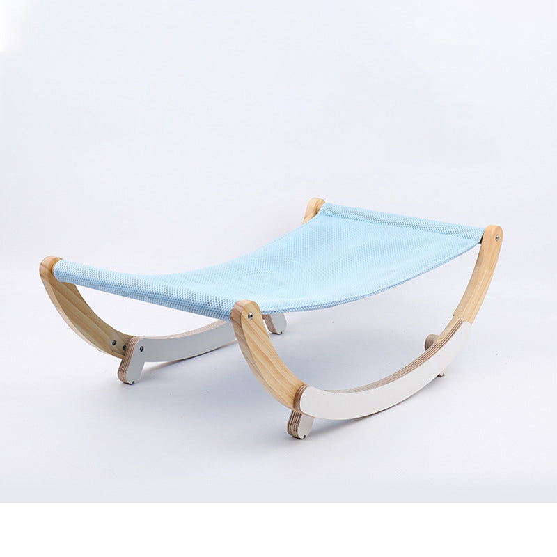 Cat Hammock Rocking Chair – Wooden Cat Bed