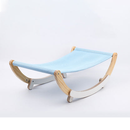Cat Hammock Rocking Chair – Wooden Cat Bed