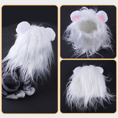 Lion Mane Cat Headdress Wig