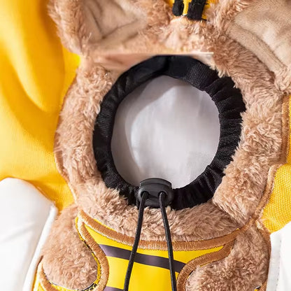 Cute Canvas Cat Carrier – Cartoon Print, Soft & Stylish