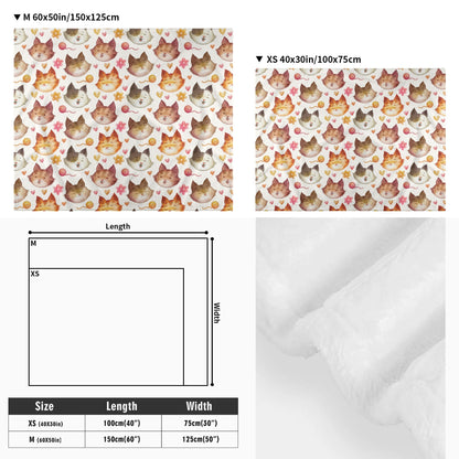 Poppy - Cozy Flannel Blanket for Cats
