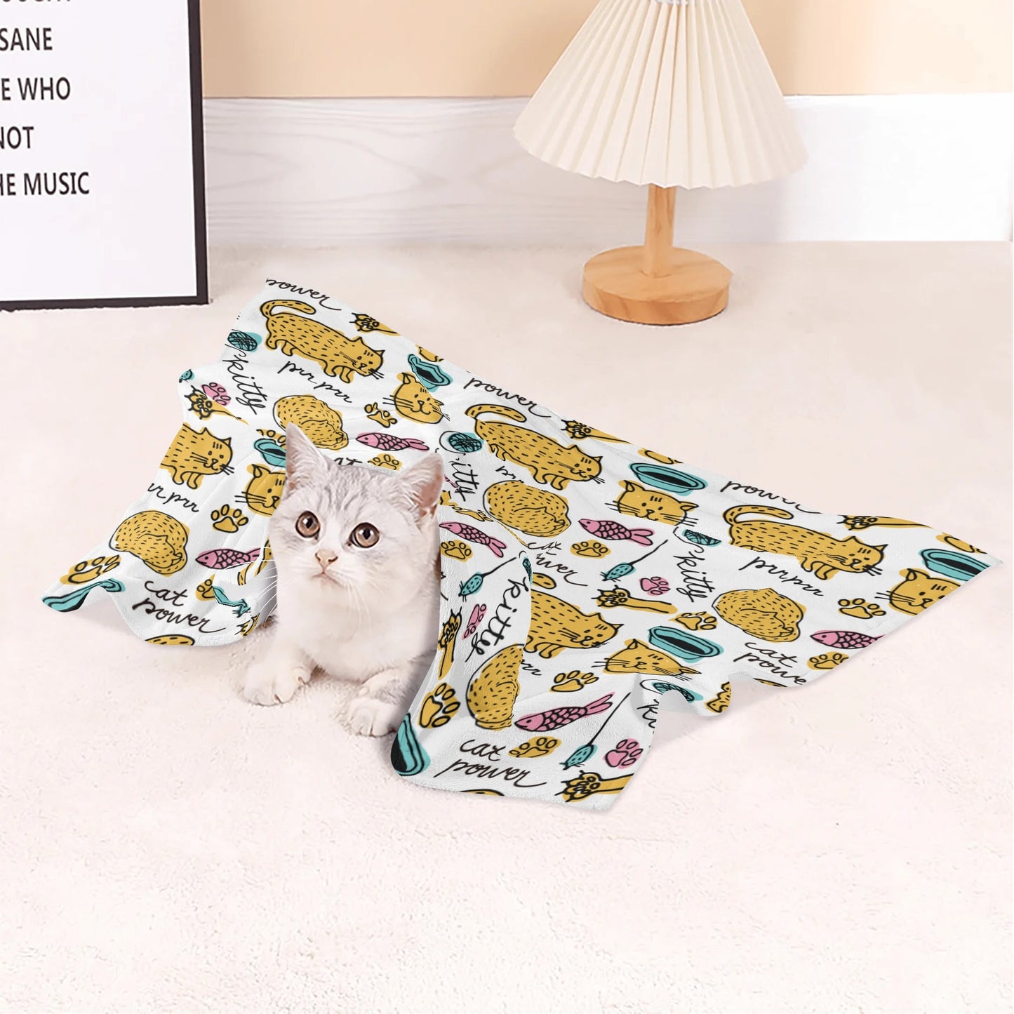 Charlie - Cozy Flannel Blanket for Cats