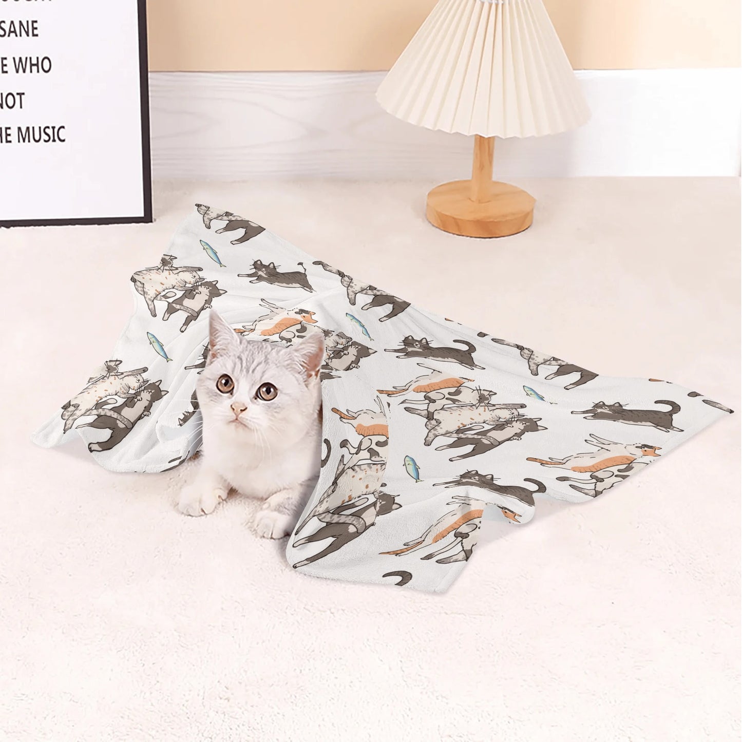 Finley - Cozy Flannel Blanket for Cats