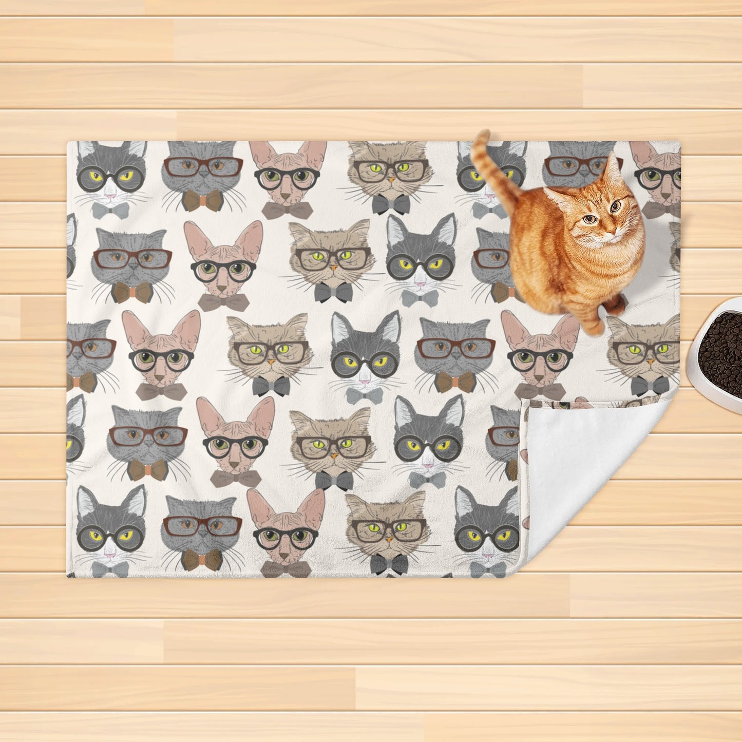 Fred  - Cozy Flannel Blanket for Cats