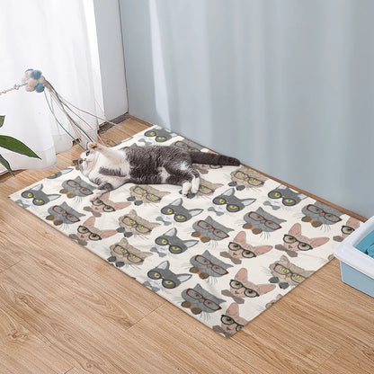 Fred  - Cozy Flannel Blanket for Cats