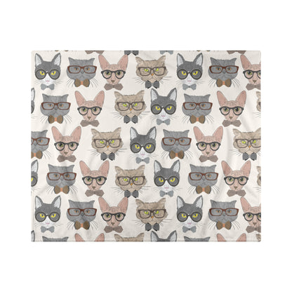 Fred  - Cozy Flannel Blanket for Cats