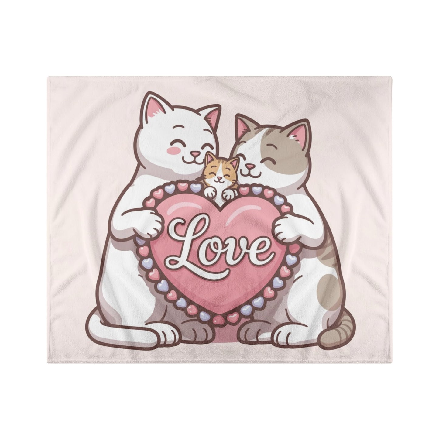 Bubbles  - Cozy Flannel Blanket for Cats