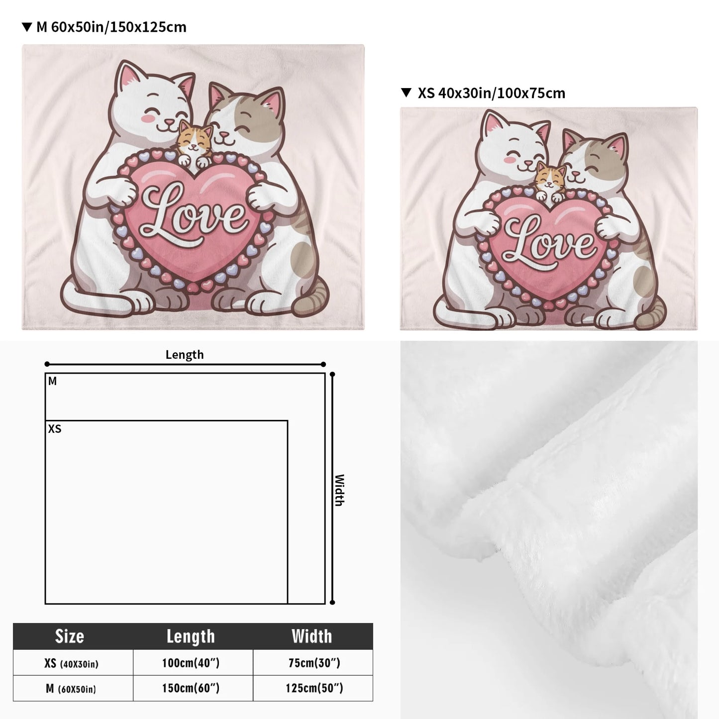 Bubbles  - Cozy Flannel Blanket for Cats