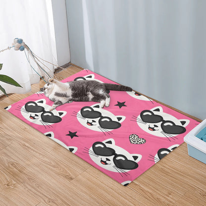 Marbles - Cozy Flannel Blanket for Cats