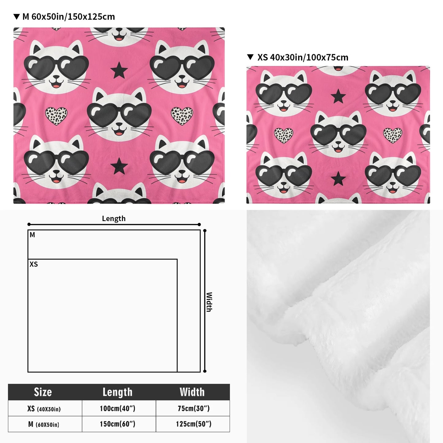 Marbles - Cozy Flannel Blanket for Cats