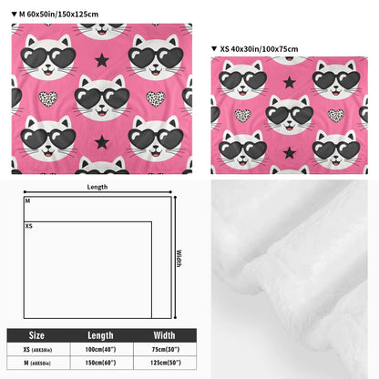 Marbles - Cozy Flannel Blanket for Cats