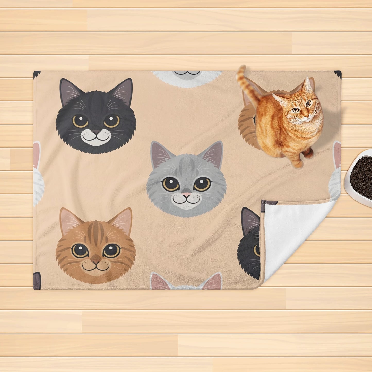 Tabby - Cozy Flannel Blanket for Cats