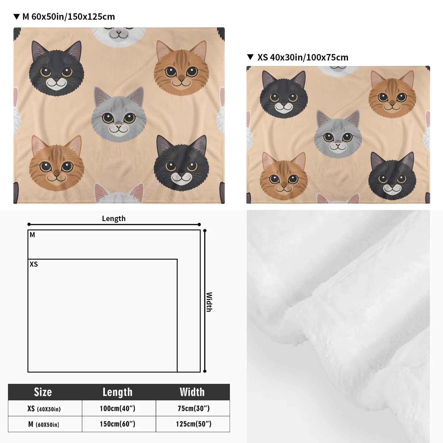 Tabby - Cozy Flannel Blanket for Cats