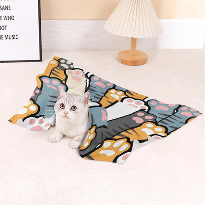 Marbles - Cozy Flannel Blanket for Cats
