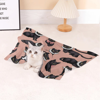Inky - Cozy Flannel Blanket for Cats