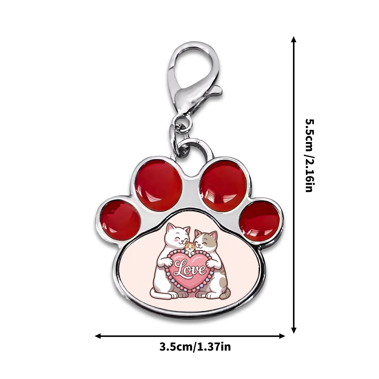 Milo - Cute Paw Jewelry Charm for Cat Collars