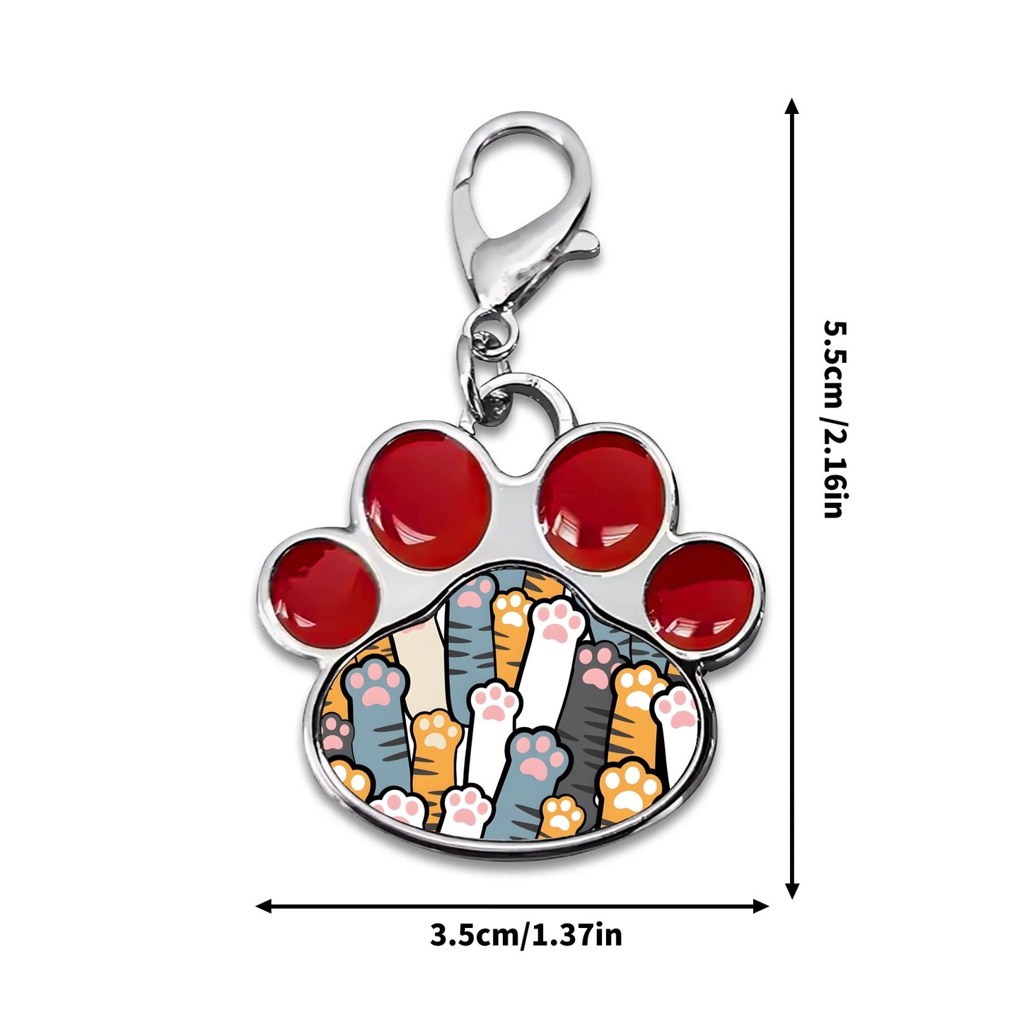 Milo - Cute Paw Jewelry Charm for Cat Collars