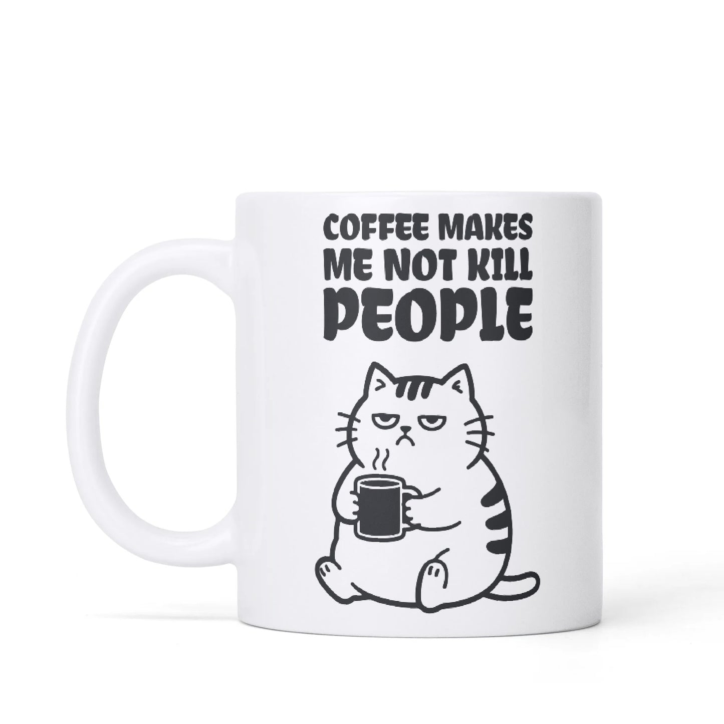 Coffee - Cat Lover Mug – 11oz Ceramic