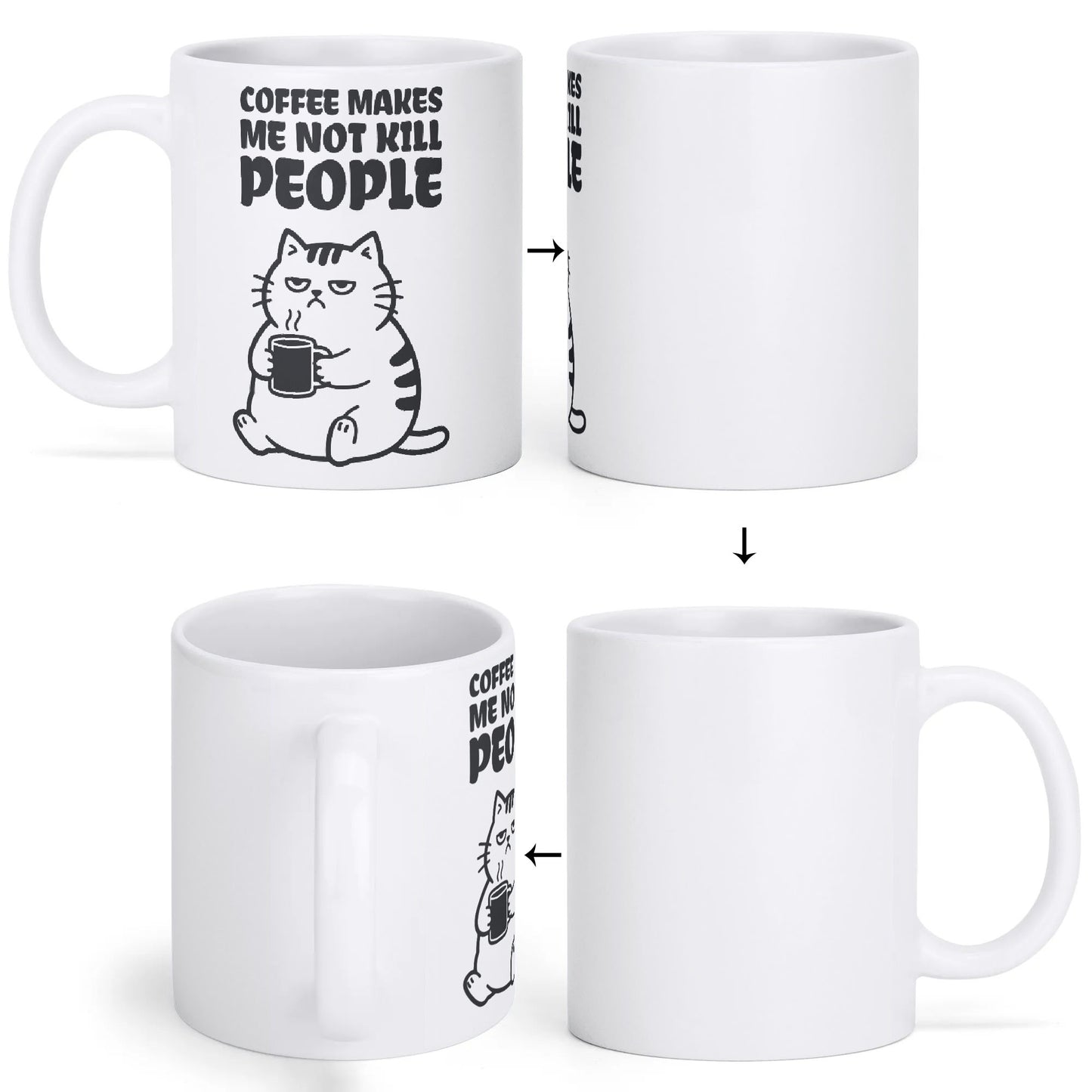 Coffee - Cat Lover Mug – 11oz Ceramic