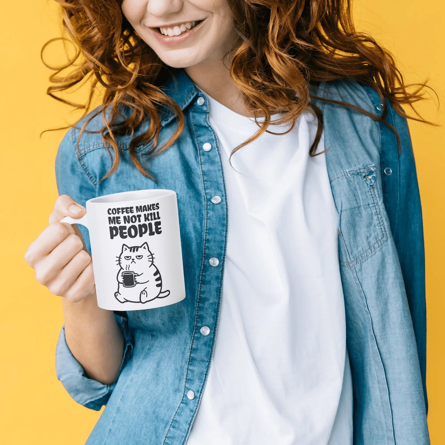 Coffee - Cat Lover Mug – 11oz Ceramic