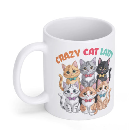 Crazy Cat Lady - Cat Lover Mug – 11oz Ceramic
