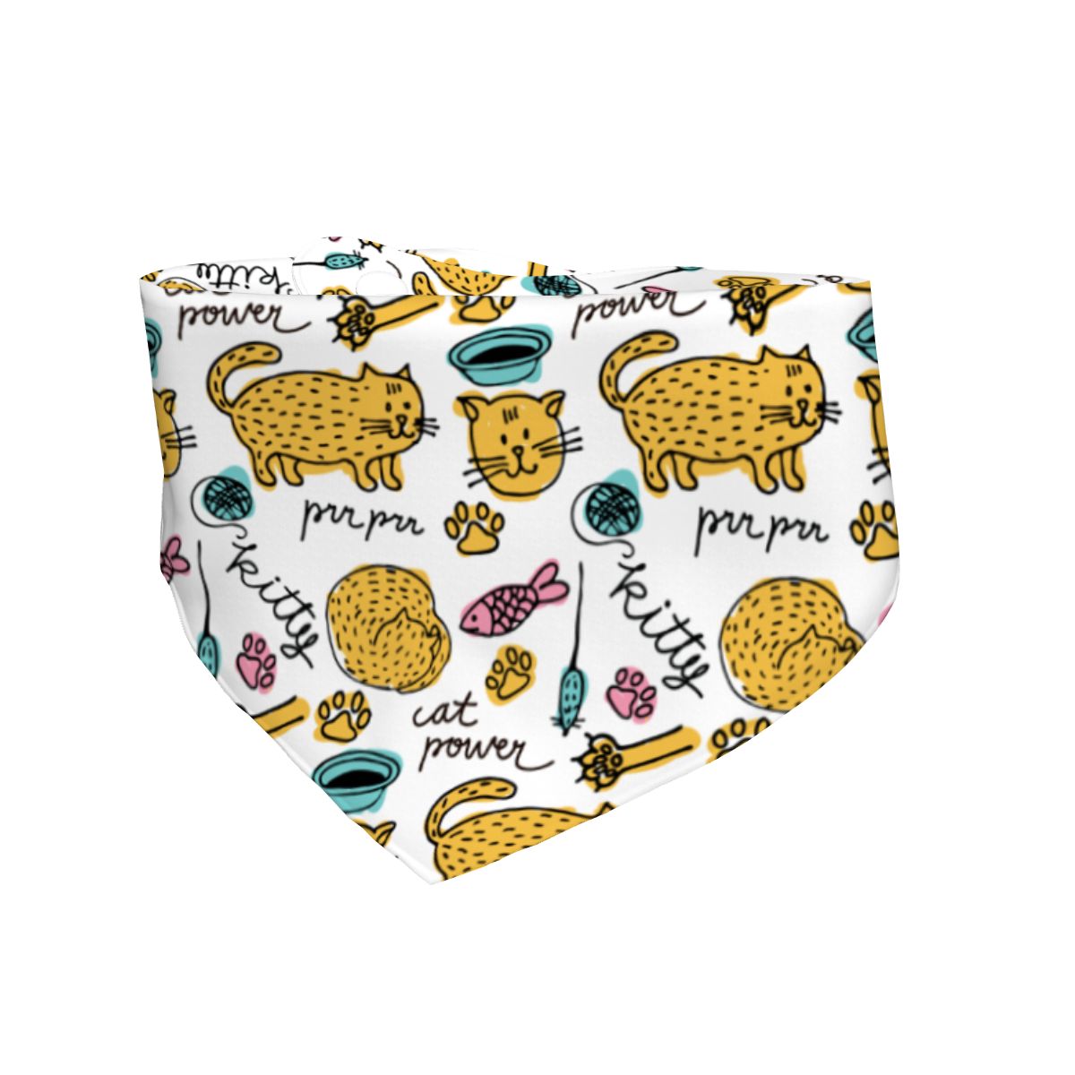 Zoe - Cotton Cat Bandana – Soft, Stylish & Adjustable