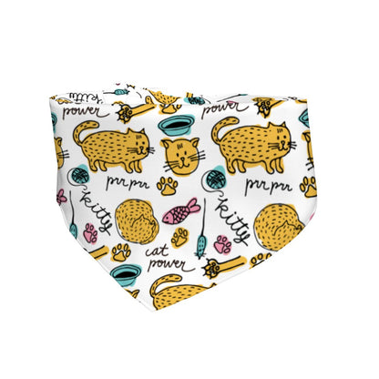 Zoe - Cotton Cat Bandana – Soft, Stylish & Adjustable
