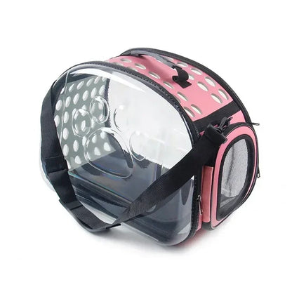 Portable Cat Carrier with Clear Window – Lightweight & Foldable Design