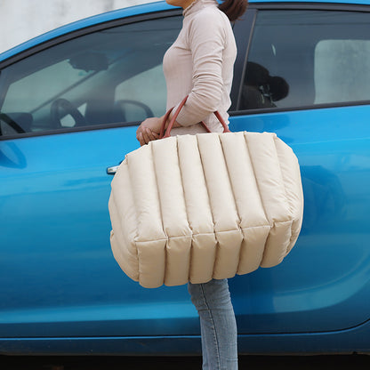 Cozy Cat Travel Nest – Dual Use Handbag & Bed