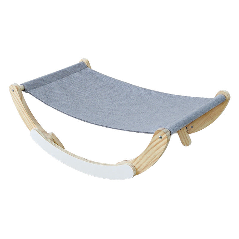 Cat Hammock Rocking Chair – Wooden Cat Bed