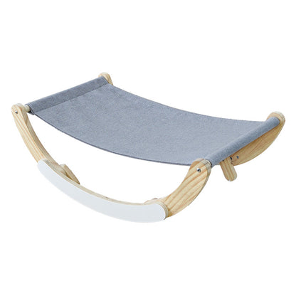 Cat Hammock Rocking Chair – Wooden Cat Bed