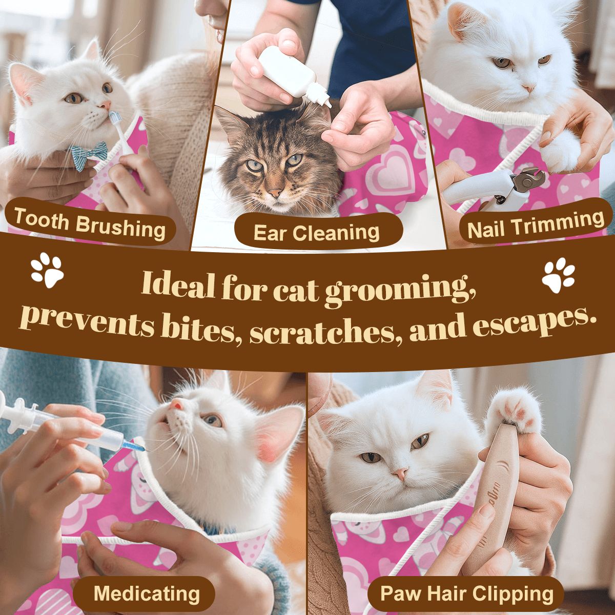 Ralph - Cat Bath & Grooming Bag