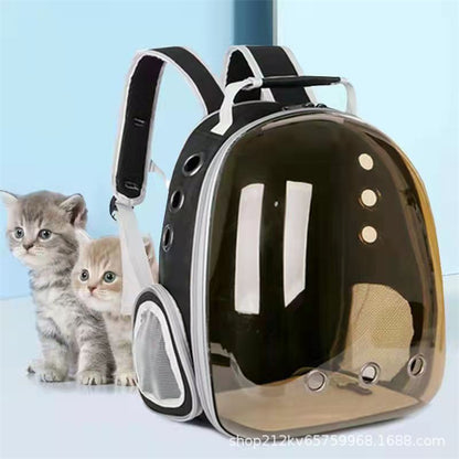 Cat Carrier Backpack with Clear Front – Hard Shell Travel Bag