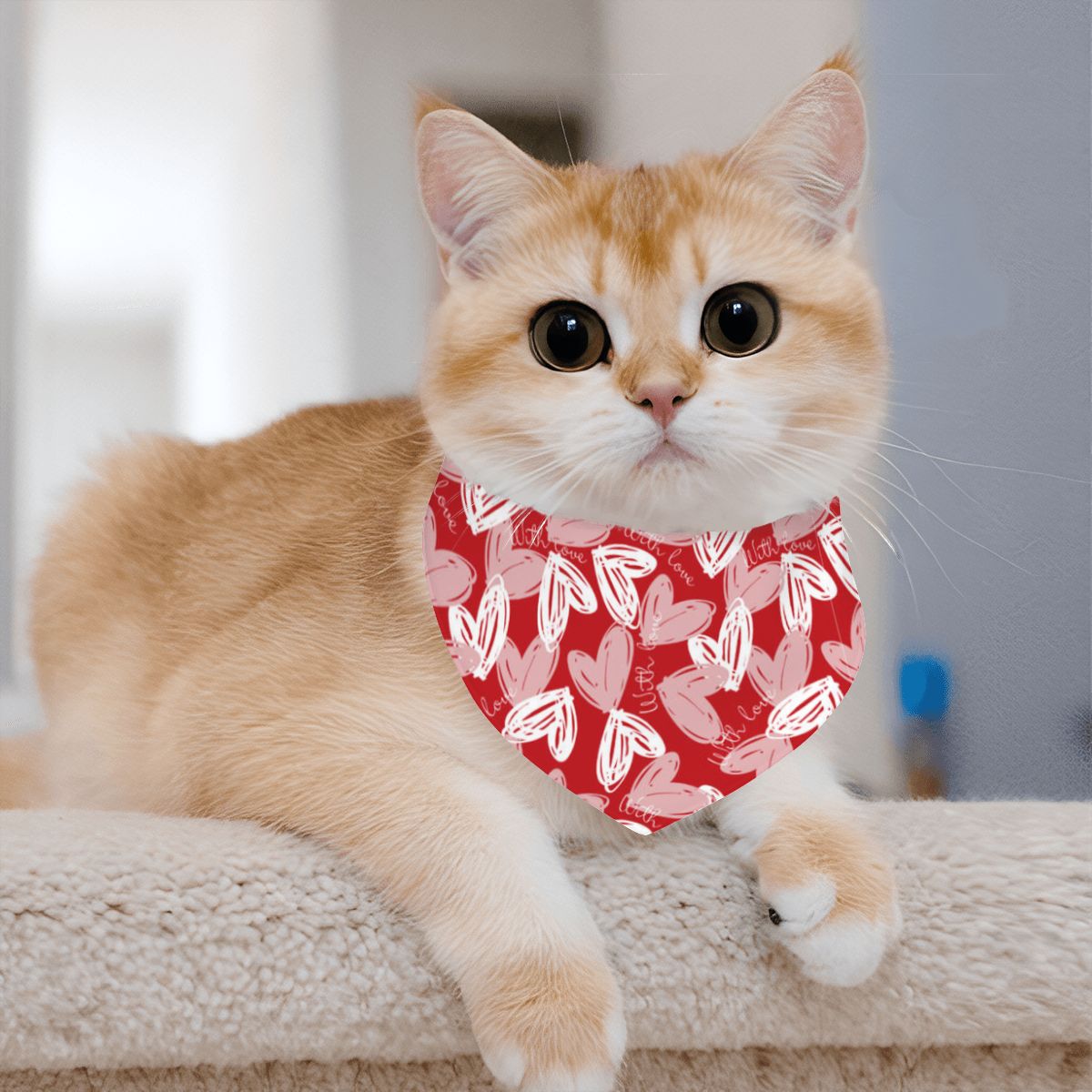 June - Cotton Cat Bandana – Soft, Stylish & Adjustable