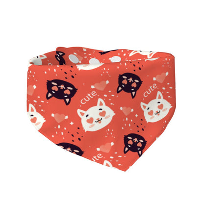 Bella - Cotton Cat Bandana – Soft, Stylish & Adjustable
