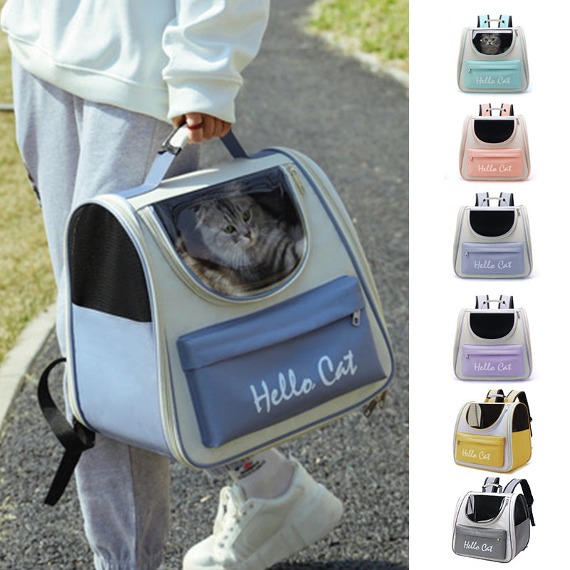 Cat Travel Carrier Bag – Breathable & Durable Cat Backpack