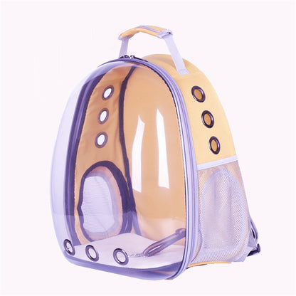 Cat Carrier Backpack with Clear Front – Hard Shell Travel Bag
