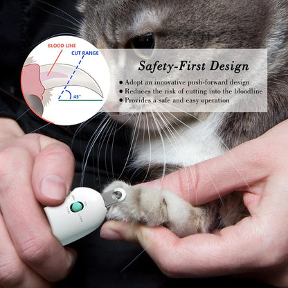 Adjustable Cat Nail Clipper with Safety Guard – Professional Grooming Tool