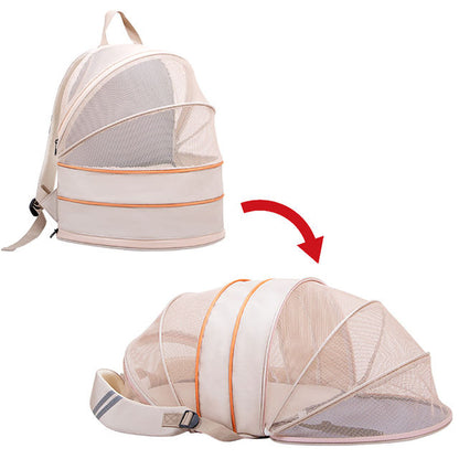 Expandable Pet Carrier – Breathable Cat Travel Backpack