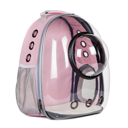 Cat Carrier Backpack with Clear Front – Hard Shell Travel Bag