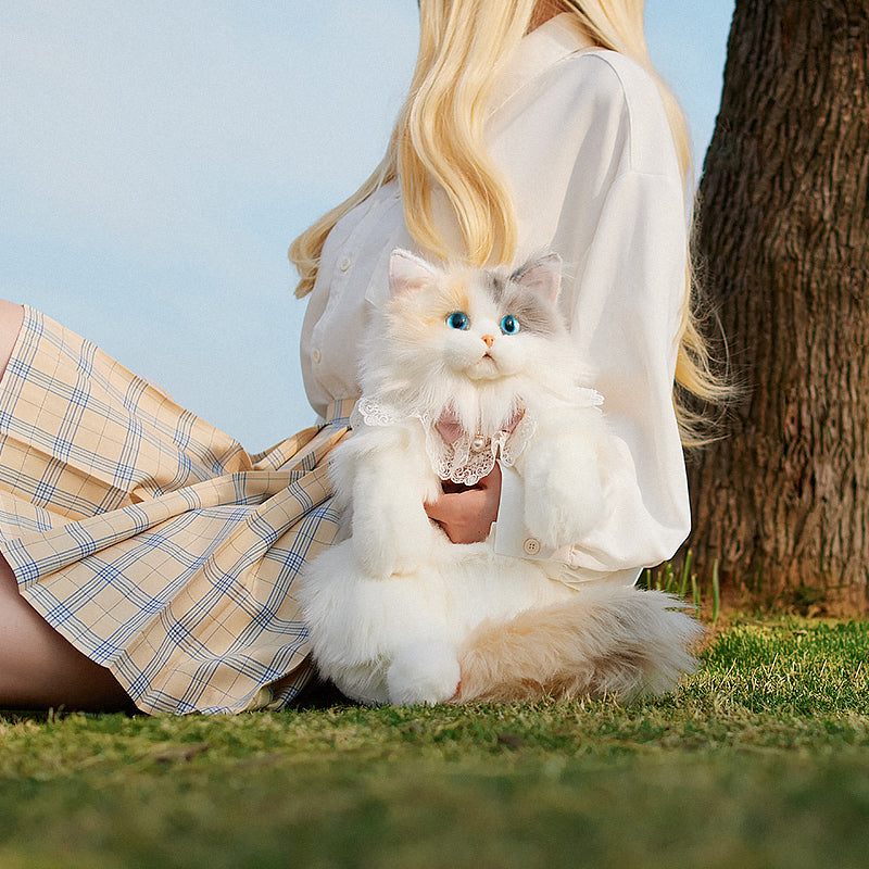 Calico Cat Plush Backpack – Cute 2-in-1 Toy & Functional Bag for Cat Lovers