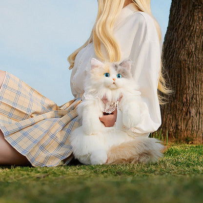 Calico Cat Plush Backpack – Cute 2-in-1 Toy & Functional Bag for Cat Lovers