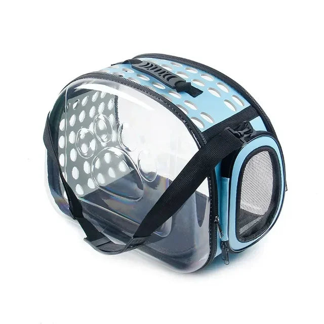 Portable Cat Carrier with Clear Window – Lightweight & Foldable Design