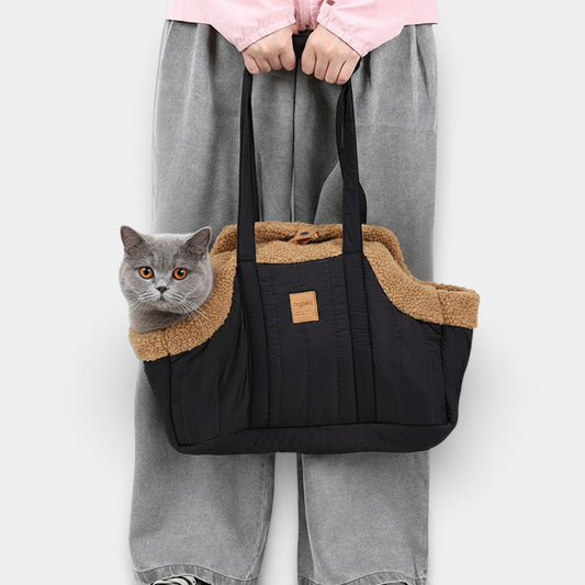 Winter Cat Carrier Bag – Thick & Spacious