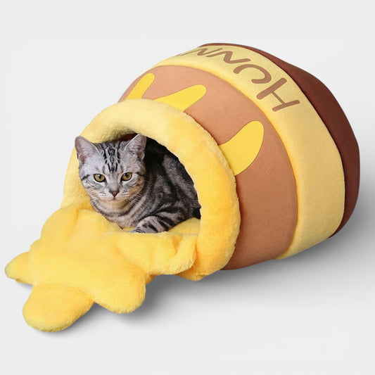 Honey Jar Cat Kennel – Warm Winter Bed