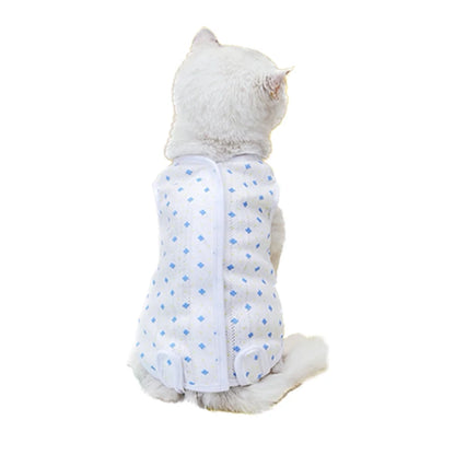 Cat Recovery Suit – Breathable Anti-Lick Surgery Vest for Cats